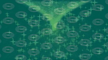 Benzersiz video giriş tasarımı projeleri için detaylı yüzey kalıbı film animasyon stili grafik girişi