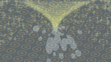 Dijital doku yüzey tasarım biçimi ile modern video animasyonu için gelişmiş hareket grafikleri