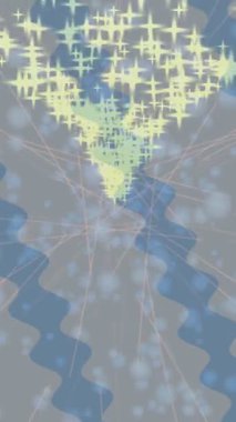 Organik desenli yüzey giriş stili video film sanatı ile soyut arkaplan tasarımı