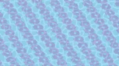 Benzersiz dijital animasyon tarzı grafikleri olan yaratıcı ortam tasarımı için yenilikçi hareket dokusu