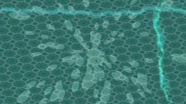 Benzersiz dijital animasyon tarzı grafikleri olan yaratıcı ortam tasarımı için yenilikçi hareket dokusu