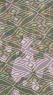 Benzersiz dijital animasyon tarzı grafikleri olan yaratıcı ortam tasarımı için yenilikçi hareket dokusu