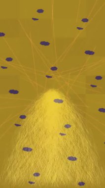 Benzersiz hareket grafikleri tasarım sanatına sahip yaratıcı film üretimi için özet bir arkaplan