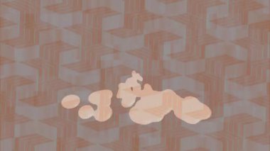 Lüks hareket projeleri için soyut tasarım stili animasyonu olan üst düzey dijital doku