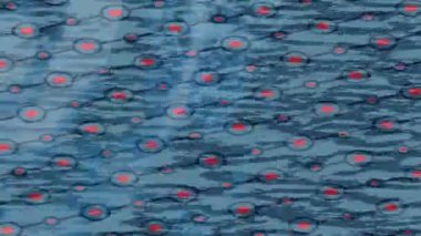 Estetik doku arkaplan tasarımı renkli hareket grafikleri ile moda film giriş profosyoneli