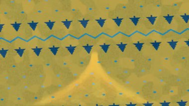 Soyut hareket desenli fütüristik video üretimi için dinamik dijital arkaplan