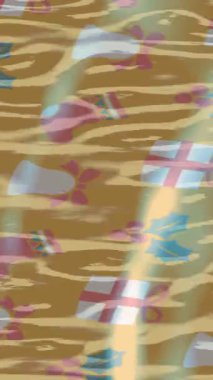 Lüks hareket projeleri için soyut tasarım stili animasyonu olan üst düzey dijital doku