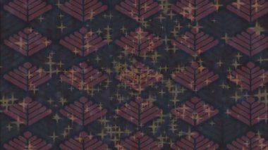 Dijital doku yüzey tasarım biçimi ile modern video animasyonu için gelişmiş hareket grafikleri