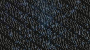 Modern medya üretimi için fütüristik dijital soyut doku sinematik tarz hareketli grafik ögesi