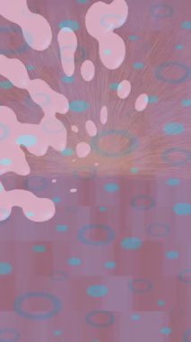 Benzersiz hareket dokusu tasarım sanatı ile profesyonel video düzenleme için modern soyut grafikler