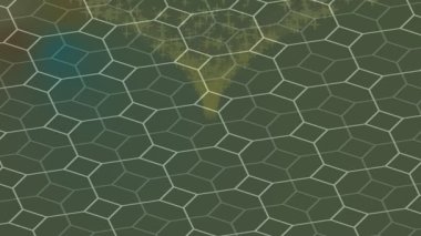 Benzersiz hareket grafikleri tasarım sanatına sahip yaratıcı film üretimi için özet bir arkaplan