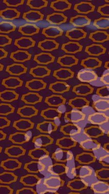 Benzersiz dijital animasyon tarzı grafikleri olan yaratıcı ortam tasarımı için yenilikçi hareket dokusu