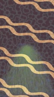 Soyut hareket desenli fütüristik video üretimi için dinamik dijital arkaplan