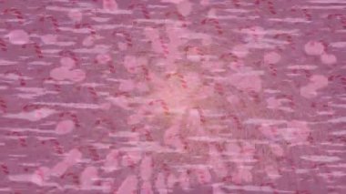 Benzersiz dijital animasyon tarzı grafikleri olan yaratıcı ortam tasarımı için yenilikçi hareket dokusu