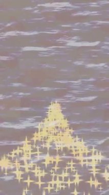 Organik desenli yüzey giriş stili video film sanatı ile soyut arkaplan tasarımı