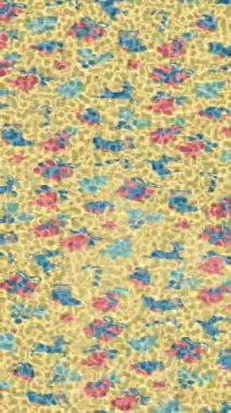 Estetik doku arkaplan tasarımı renkli hareket grafikleri ile moda film giriş profosyoneli