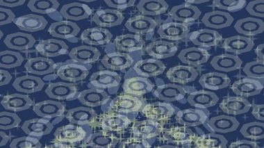 Soyut hareket desenli fütüristik video üretimi için dinamik dijital arkaplan