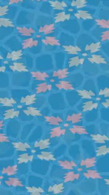 Benzersiz dijital animasyon tarzı grafikleri olan yaratıcı ortam tasarımı için yenilikçi hareket dokusu