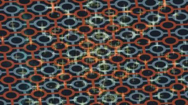 Benzersiz video giriş tasarımı projeleri için detaylı yüzey kalıbı film animasyon stili grafik girişi