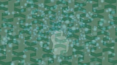 Benzersiz video giriş tasarımı projeleri için detaylı yüzey kalıbı film animasyon stili grafik girişi