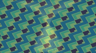 Benzersiz dijital animasyon tarzı grafikleri olan yaratıcı ortam tasarımı için yenilikçi hareket dokusu