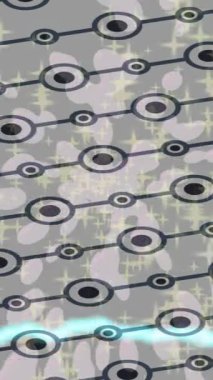 Benzersiz video giriş tasarımı projeleri için detaylı yüzey kalıbı film animasyon stili grafik girişi