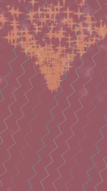 Benzersiz dijital animasyon tarzı grafikleri olan yaratıcı ortam tasarımı için yenilikçi hareket dokusu