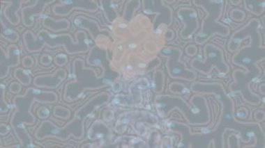 Dijital doku yüzey tasarım biçimi ile modern video animasyonu için gelişmiş hareket grafikleri