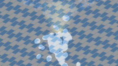 Organik desenli yüzey giriş stili video film sanatı ile soyut arkaplan tasarımı