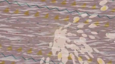 Estetik doku arkaplan tasarımı renkli hareket grafikleri ile moda film giriş profosyoneli