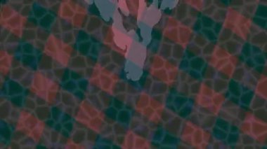 Benzersiz video giriş tasarımı projeleri için detaylı yüzey kalıbı film animasyon stili grafik girişi