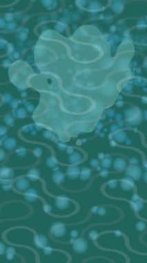 Soyut hareket desenli fütüristik video üretimi için dinamik dijital arkaplan