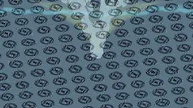 Modern medya üretimi için fütüristik dijital soyut doku sinematik tarz hareketli grafik ögesi