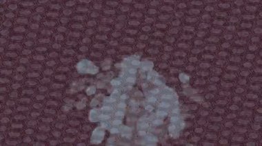 Dijital doku yüzey tasarım biçimi ile modern video animasyonu için gelişmiş hareket grafikleri