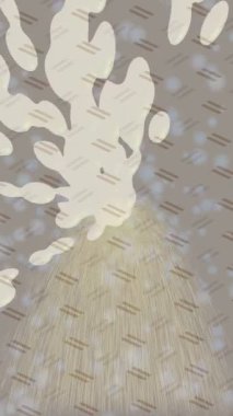 Organik desenli yüzey giriş stili video film sanatı ile soyut arkaplan tasarımı