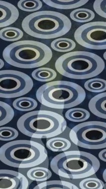 Soyut hareket desenli fütüristik video üretimi için dinamik dijital arkaplan