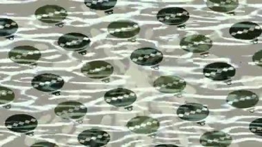 Benzersiz video giriş tasarımı projeleri için detaylı yüzey kalıbı film animasyon stili grafik girişi