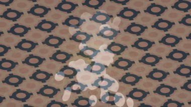 Yaratıcı video düzenleme film arkaplan tasarımı için minimalist organik hareket grafikleri