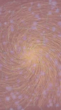 Benzersiz dijital animasyon tarzı grafikleri olan yaratıcı ortam tasarımı için yenilikçi hareket dokusu