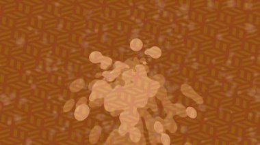 Benzersiz hareket grafikleri tasarım sanatına sahip yaratıcı film üretimi için özet bir arkaplan