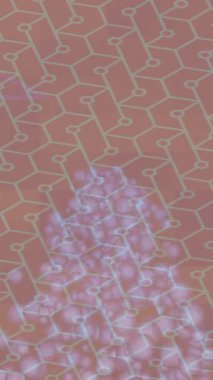 Dijital doku yüzey tasarım biçimi ile modern video animasyonu için gelişmiş hareket grafikleri