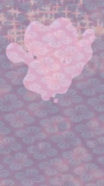 Benzersiz dijital animasyon tarzı grafikleri olan yaratıcı ortam tasarımı için yenilikçi hareket dokusu