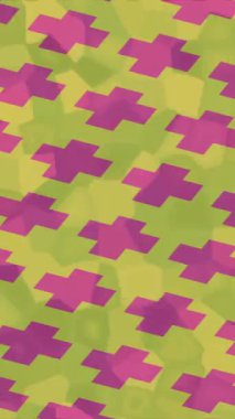 Benzersiz dijital animasyon tarzı grafikleri olan yaratıcı ortam tasarımı için yenilikçi hareket dokusu