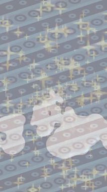 Benzersiz hareket grafikleri tasarım sanatına sahip yaratıcı film üretimi için özet bir arkaplan