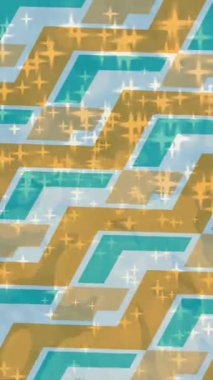 Lüks hareket projeleri için soyut tasarım stili animasyonu olan üst düzey dijital doku