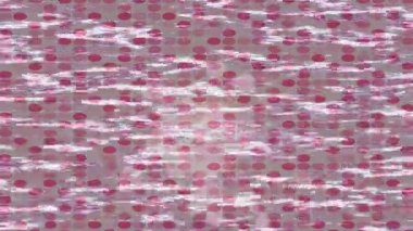 Benzersiz dijital animasyon tarzı grafikleri olan yaratıcı ortam tasarımı için yenilikçi hareket dokusu