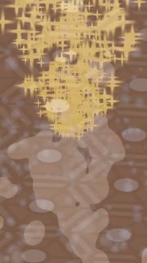 Lüks hareket projeleri için soyut tasarım stili animasyonu olan üst düzey dijital doku