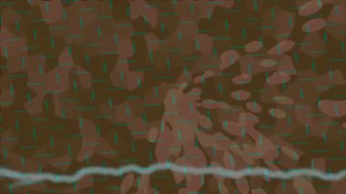 Benzersiz dijital animasyon tarzı grafikleri olan yaratıcı ortam tasarımı için yenilikçi hareket dokusu