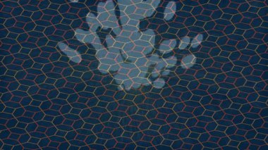 Estetik doku arkaplan tasarımı renkli hareket grafikleri ile moda film giriş profosyoneli