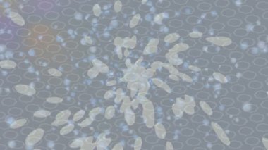 Benzersiz dijital animasyon tarzı grafikleri olan yaratıcı ortam tasarımı için yenilikçi hareket dokusu